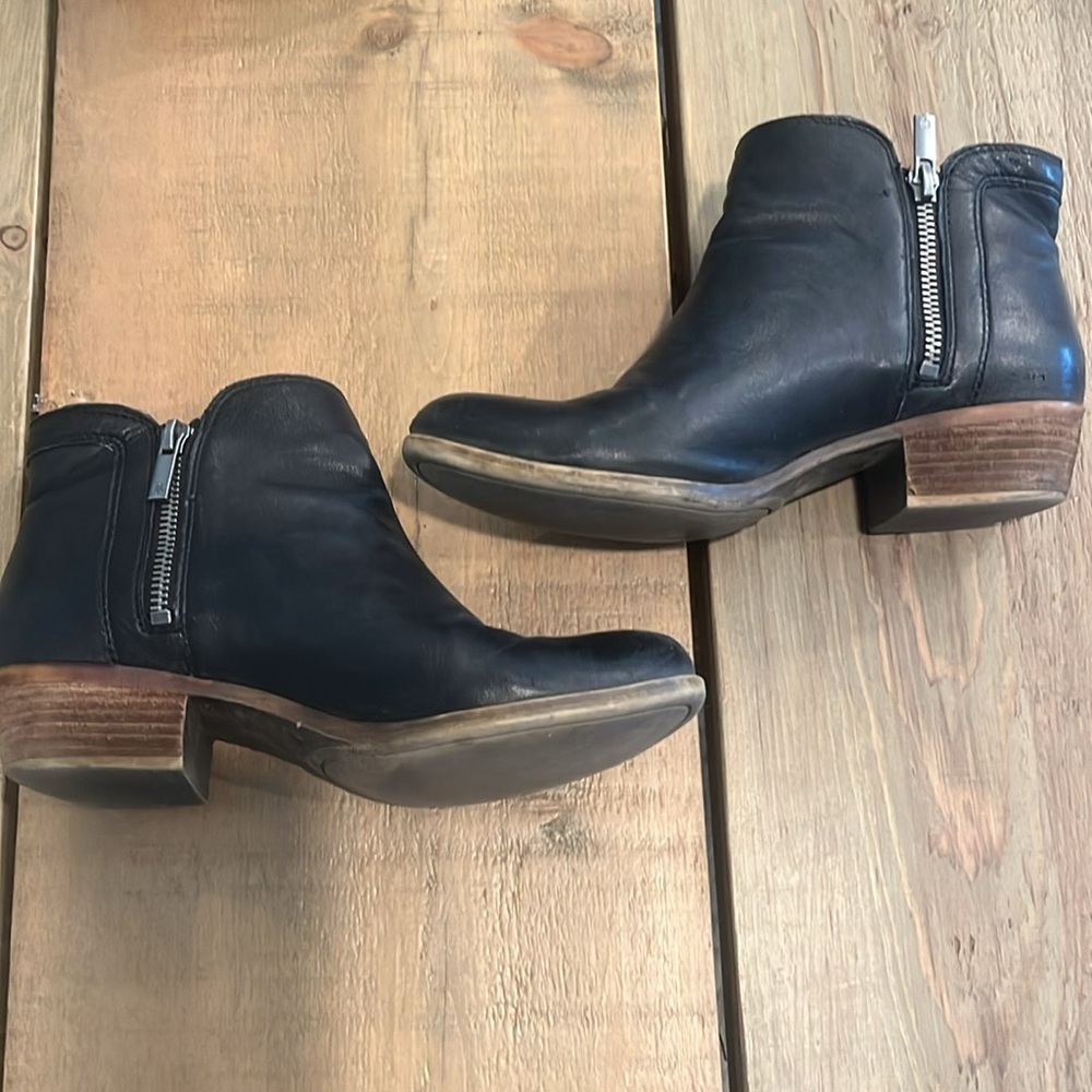 Lucky Brand Black Basel Bootie 6.5